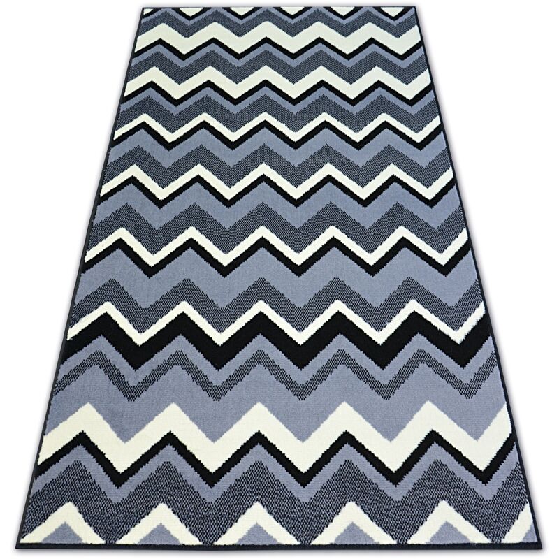 

Alfombra BCF BASE ZIGZAG 3812 Zigzag negro/gris Negro 160x220 cm