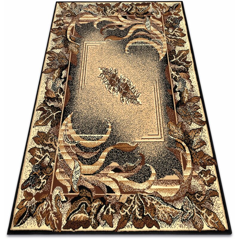 Alfombra BCF Morad Hojas Agawa clásico - beige beige 60x110 cm