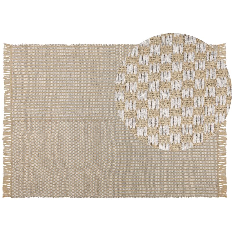 

Alfombra beige 140 x 200 cm ADABAG