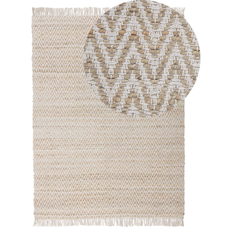 

Alfombra beige 140 x 200 cm AFRIN
