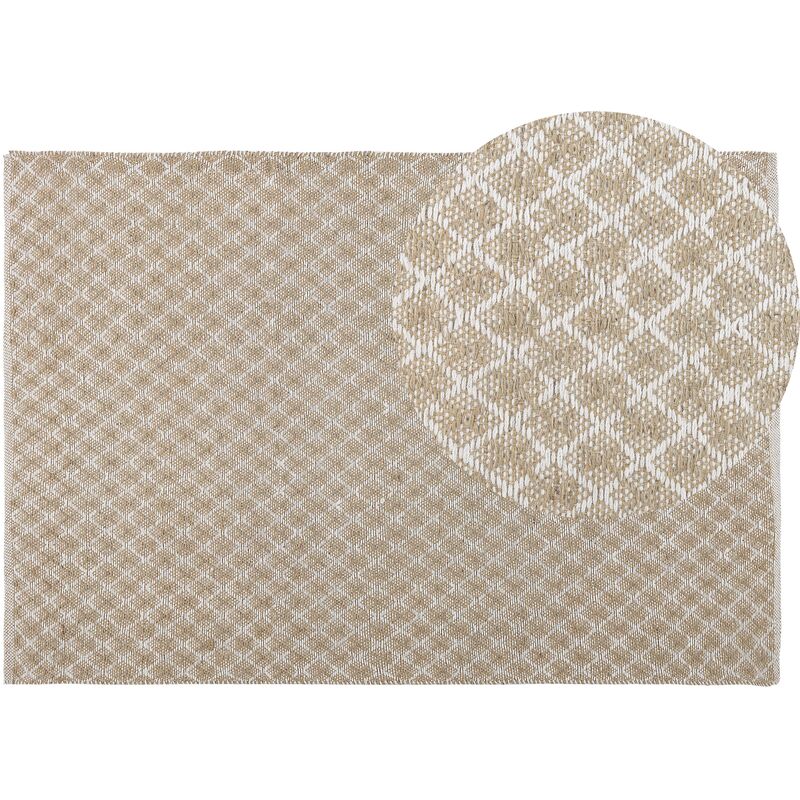 

Alfombra beige 140 x 200 cm AKBEZ