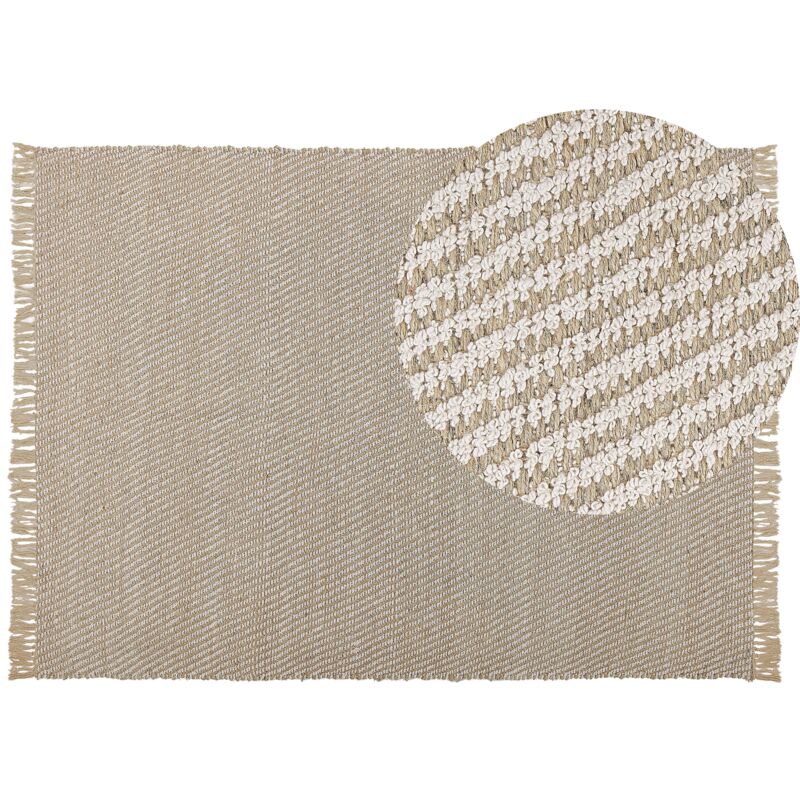 

Alfombra beige 140 x 200 cm ALADAG