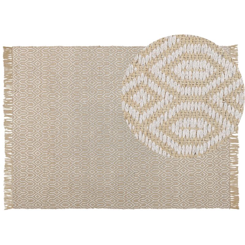 

Alfombra beige 140 x 200 cm POZANTI