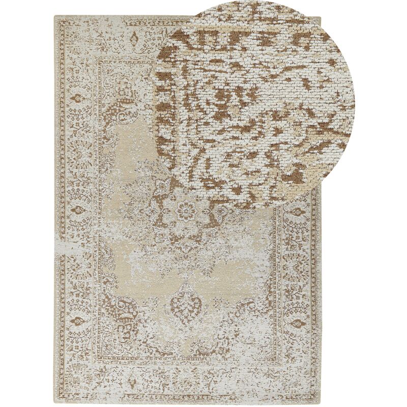 

Alfombra beige 140 x 200 cm ALMUS