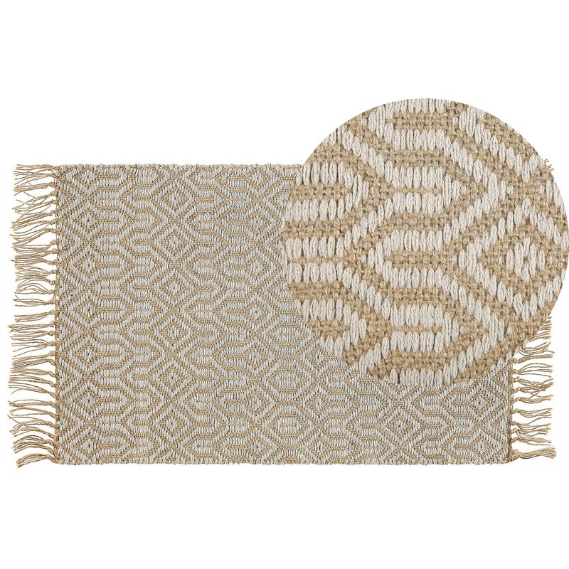 

Alfombra beige 50 x 80 cm POZANTI
