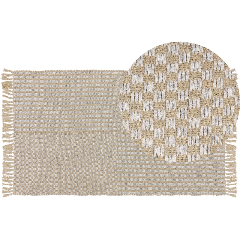 

Alfombra beige 80 x 150 cm ADABAG
