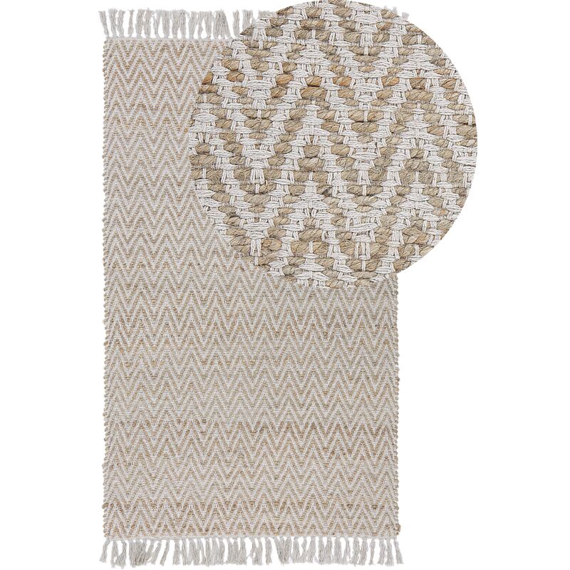 

Alfombra beige 80 x 150 cm AFRIN