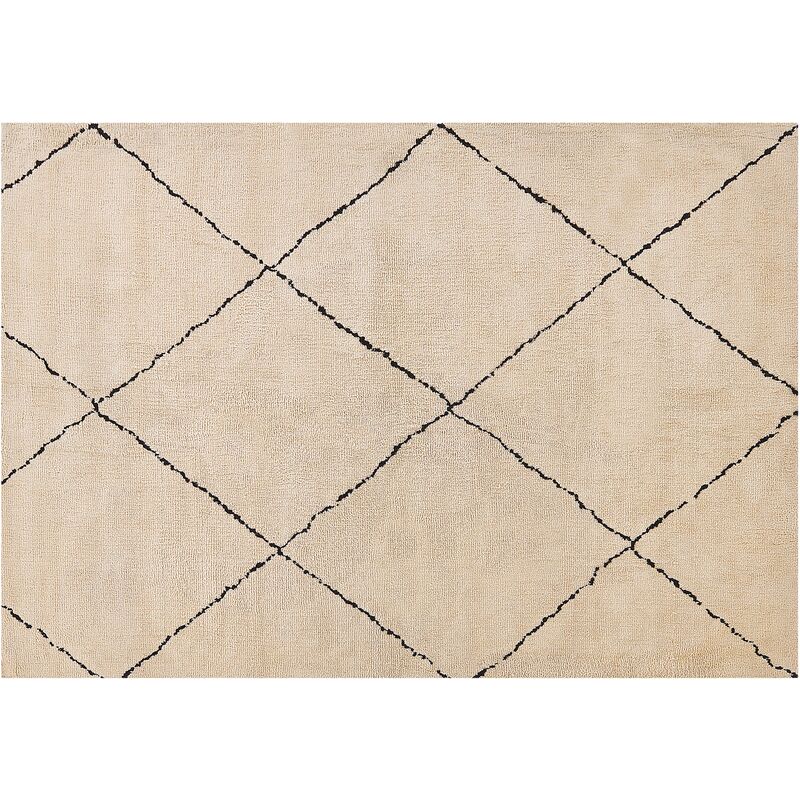 

Alfombra beige/negro 160x230 cm MUTKI