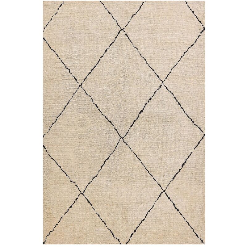 

Alfombra beige/negro 200x300 cm MUTKI