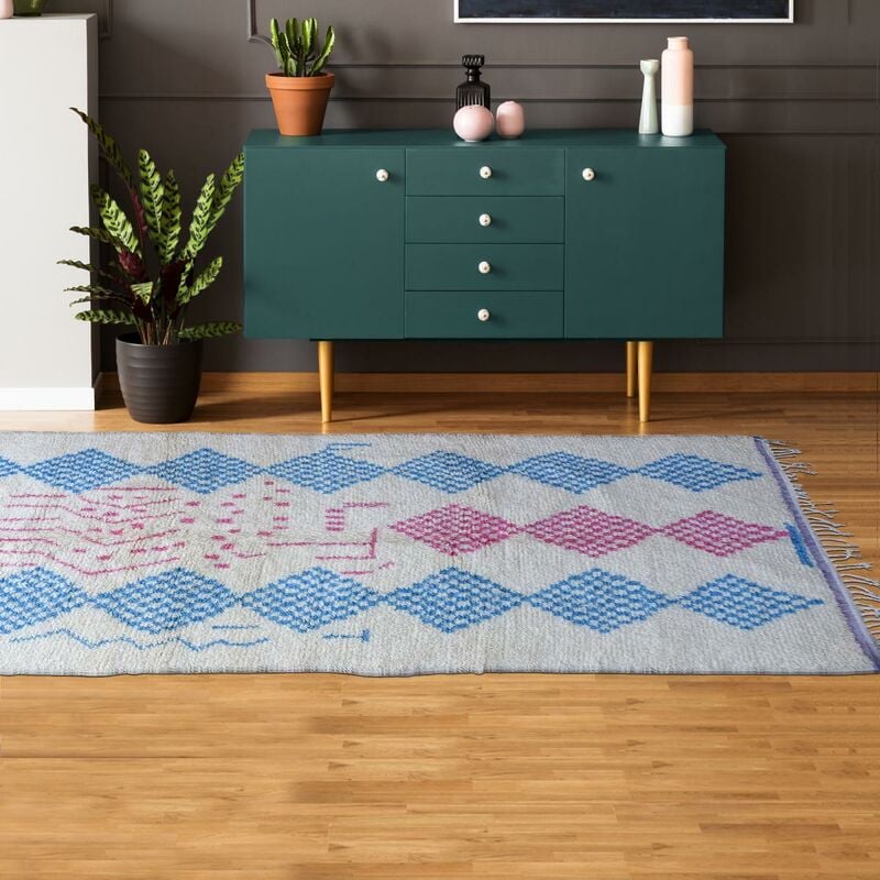 

Berber Carpet Berbre Azillal 4 Crema Lana - Crème