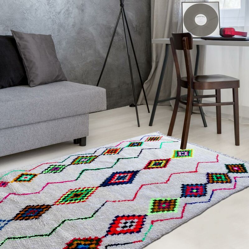 

Berber Carpet Berbre Azillal 6 Crema Wool - Crème