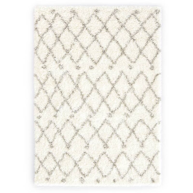 

Alfombra bereber peluda PP beige y color arena 120x170 cm - Beige - Vidaxl