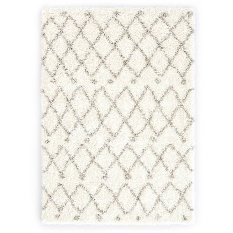 

Alfombra bereber peluda PP beige y color arena 140x200 cm - Beige - Vidaxl