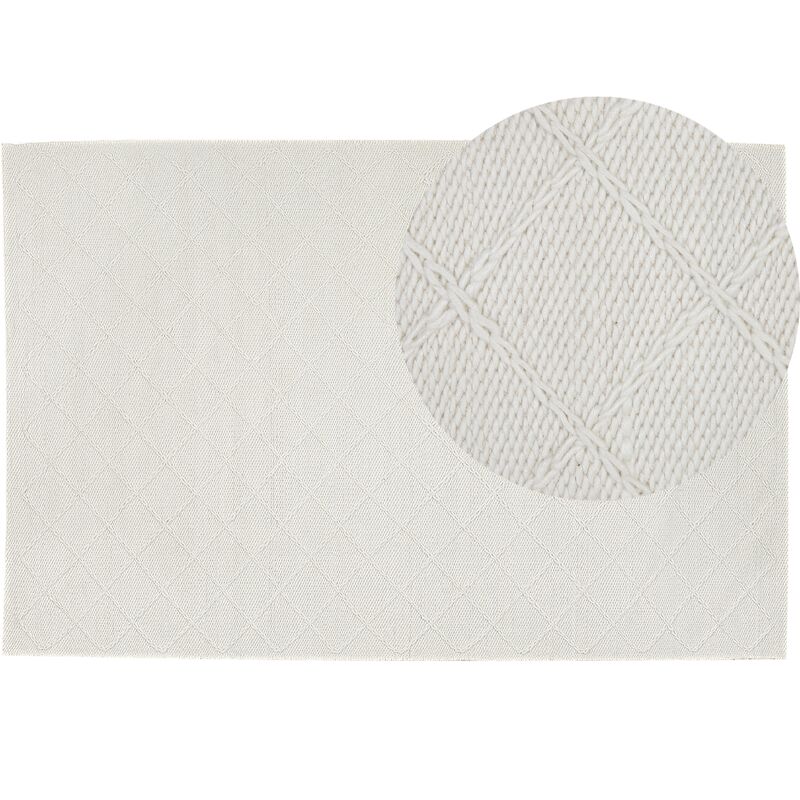 

Alfombra blanco crema 160x230 cm ELLEK