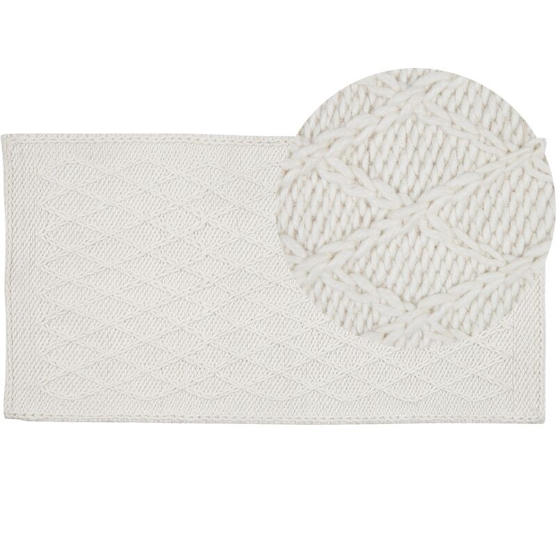 

Alfombra blanco crema 80x150 ERZIN