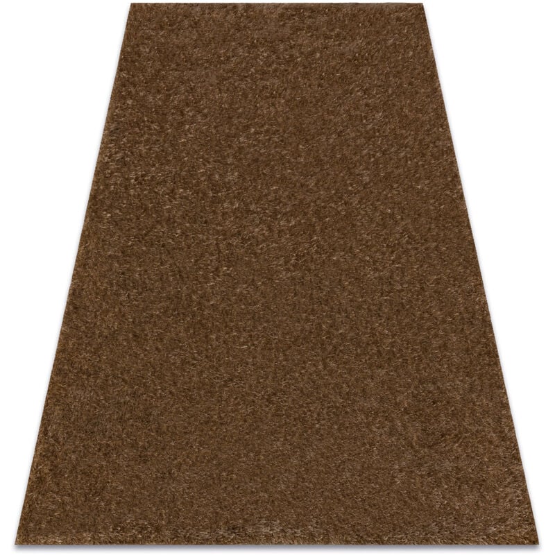 Rugsx - Alfombra buenos 6650 shaggy liso, de un solo color beige obscuro beige 160x220 cm