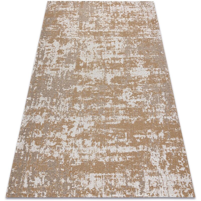 

Rugsx - Alfombra CASA ECO sisal BOHO vintage 2809 crema / amarillo, alfombra reciclada Tonos de beige 153x220 cm