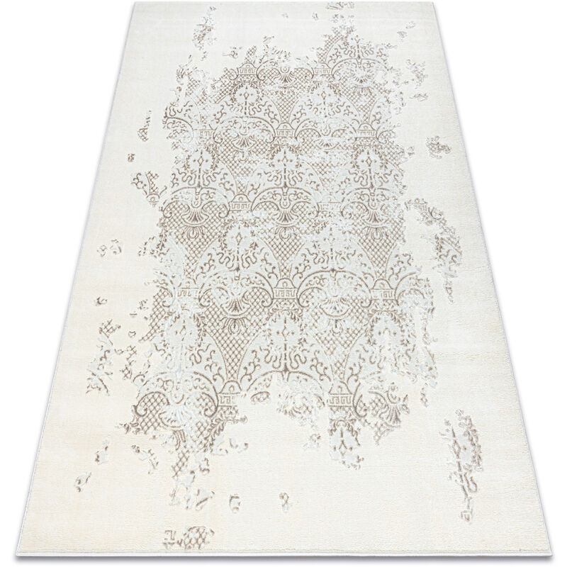 

Alfombra CORE 3824 Ornamento Vintage - estructural, dos niveles de vellón, crema / marrón Tonos de beige 120x170 cm