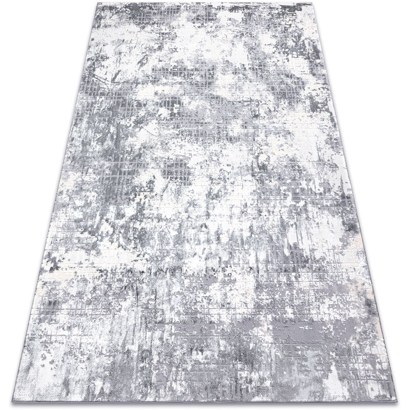 

Rugsx - Alfombra CORE A002 Abstracción - estructural, dos niveles de vellón, marfil / gris Tonos de gris y plata 200x290 cm