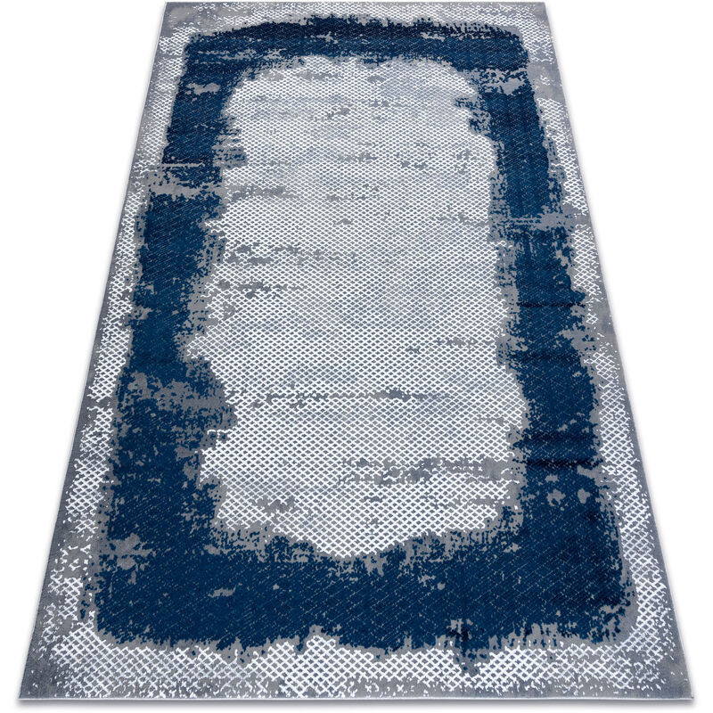 

Alfombra CORE A004 Marco, sombreado - estructural, dos niveles de vellón, azul / gris Tonos de azul 120x170 cm