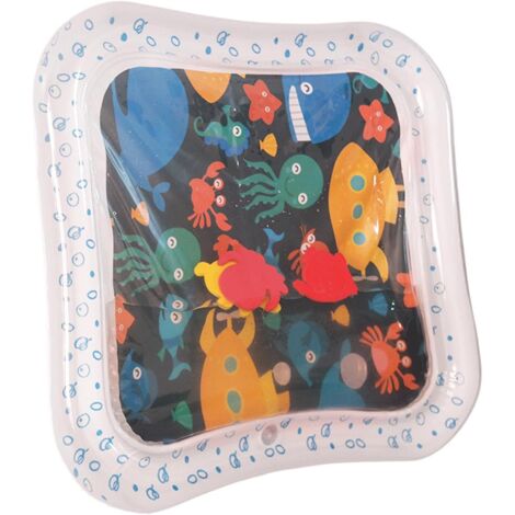Alfombra De Agua para Juegos - Alfombra De Agua Hinchable Juguetes Sensoriales - Juguetes Educativos, Centro De Actividades para Gatear Y Juegos De Aprendizaje Preescolar para Niños
