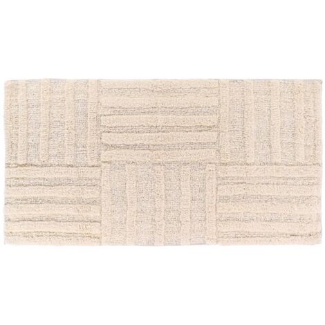 Alfombra de algodón kacy 45x90cm - natural - Tendance
