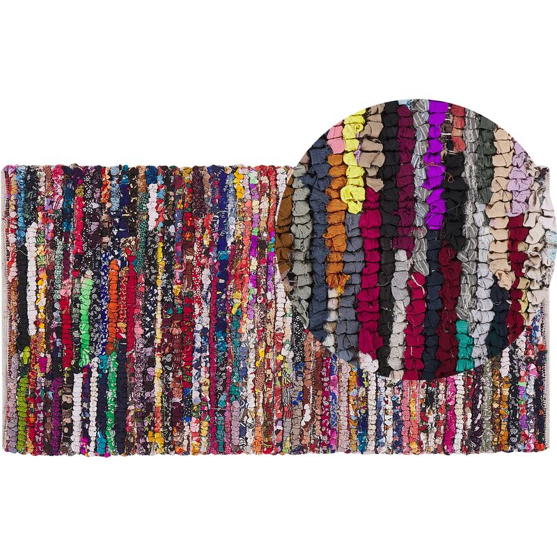 

Alfombra multicolor 80 x 150 cm BAFRA
