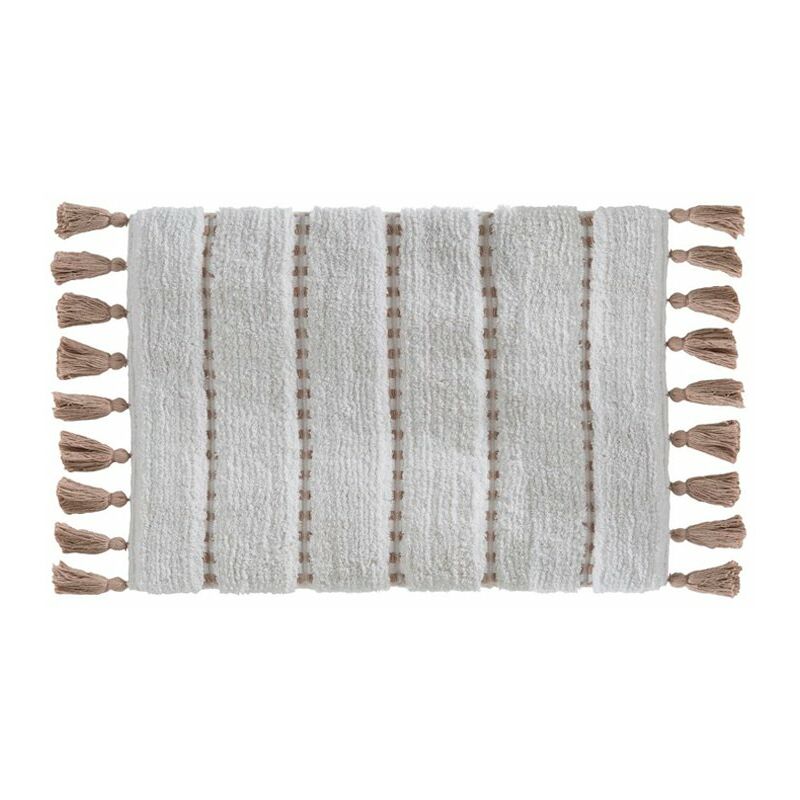

Alfombra de algodón para baño 50x75cm Pom Pom Color TOPO