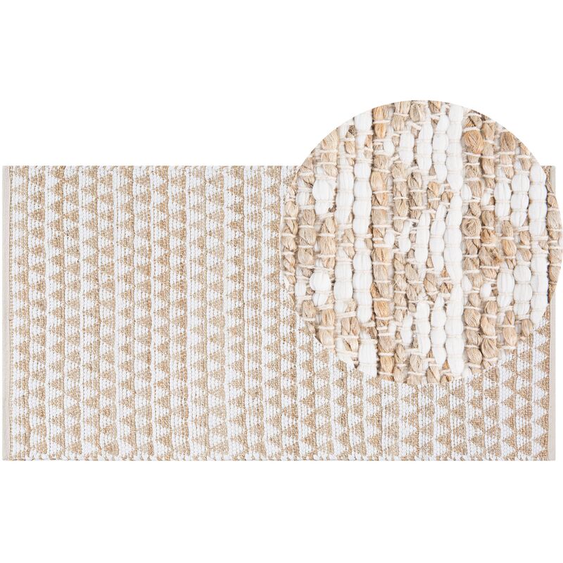 

Alfombra de yute beige 80x150 cm TUNCELI