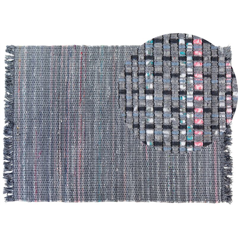 

Alfombra gris 140 x 200 cm BESNI