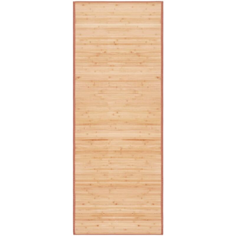 

Alfombra de bambú 80x200 cm marrón - Marrón