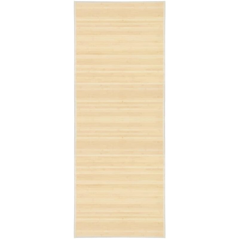 

Alfombra de bambú 80x200 cm natural - Beige