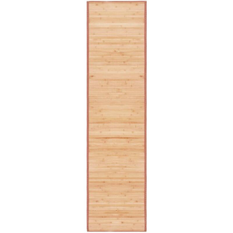 

Alfombra de bambú 80x300 cm marrón - Marrón