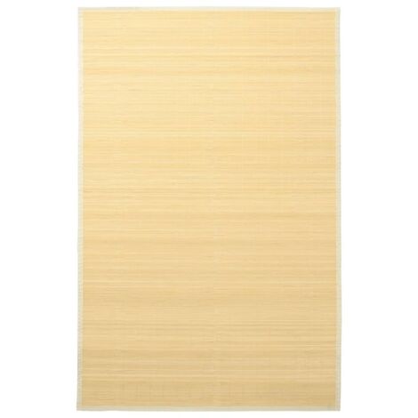 Alfombra de bambú 100x160 cm natural vidaXL