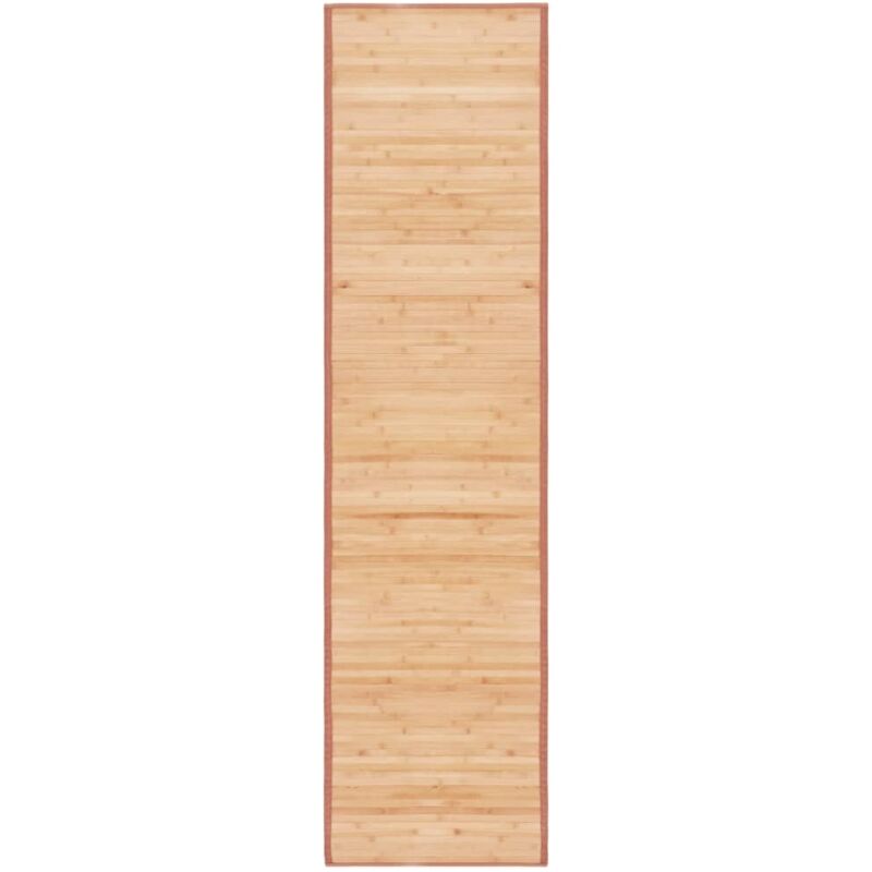 

Alfombra de bambú 80x300 cm marrón - Marrón - Vidaxl