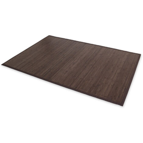 Alfombra de bambú marrón oscuro 60 x 240 cm TAP06098