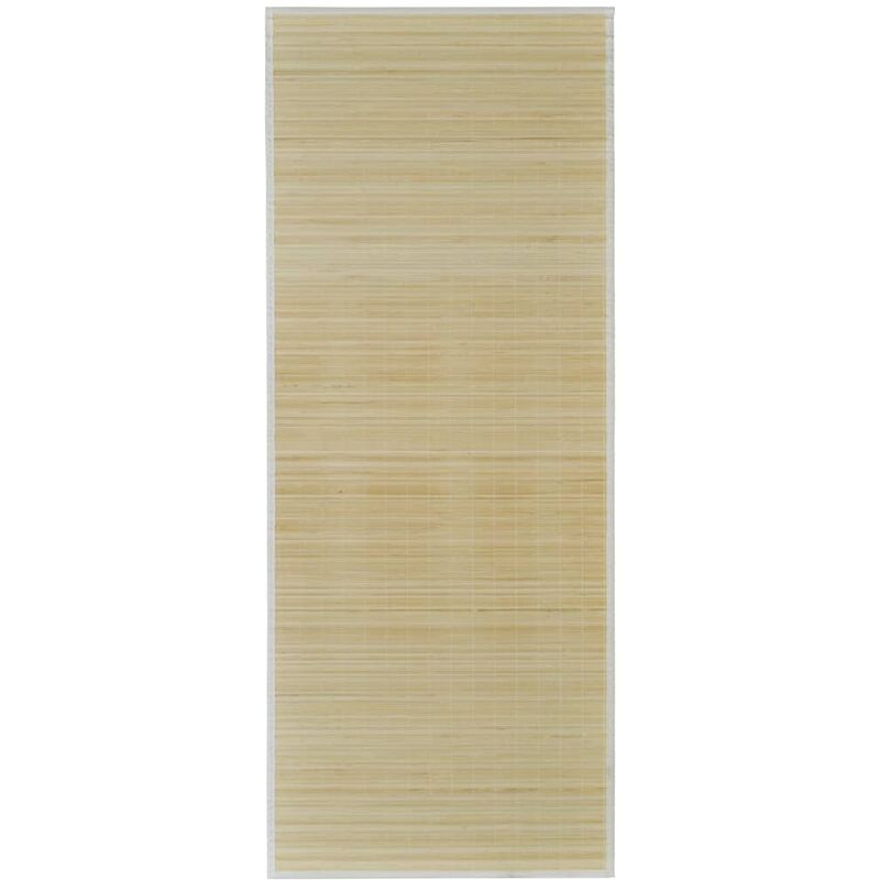 

Alfombra de Bambú Rectangular Natural 80 x 300 cm - Beige - Vidaxl