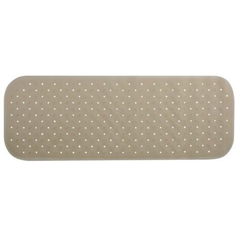 Alfombra de bañera antideslizante caucho reciclable CLASS 36x97cm Beige MSV