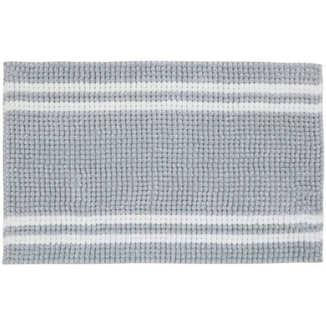 Alfombra de baño 80x50cm gris - 5five
