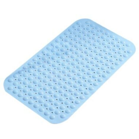 Alfombra de baño antideslizante 36x70cm Azul