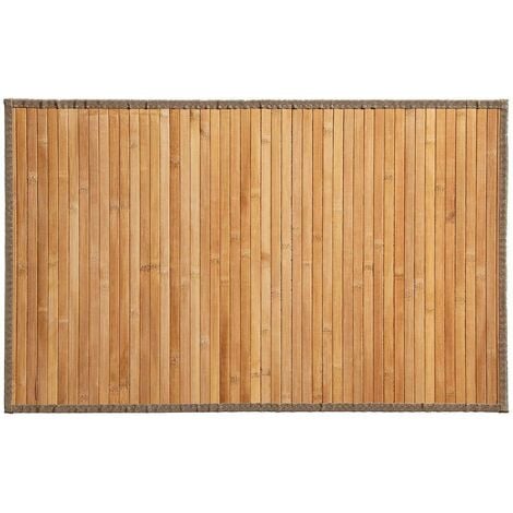 HOMEMAISON Alfombra de baño - bambú - 50x80 cm - Atmosphera créateur d'intérieur