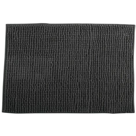 Alfombra de baño CHENILLE Microfibra 40x60cm Gris MSV