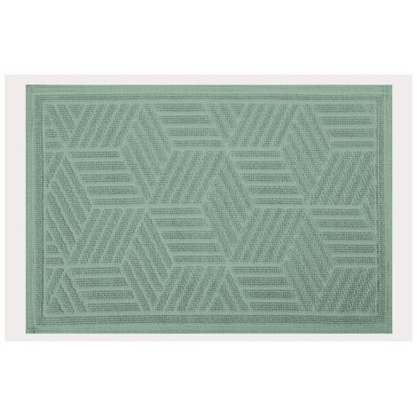 Alfombra de baño de algodón CUBO 50x80 cm Basil Spirella verde
