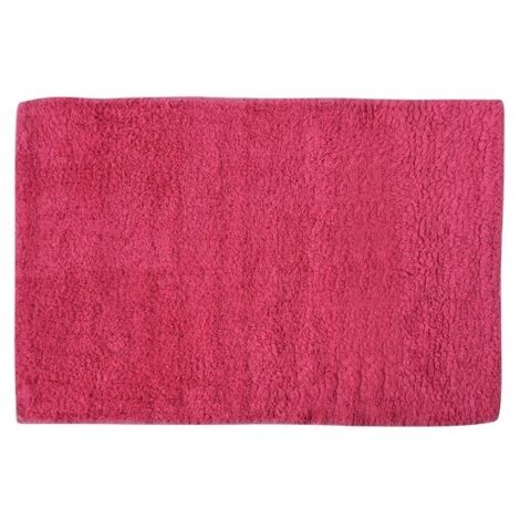 Alfombra de baño de algodón DALIJA 45x70cm Rosa fucsia MSV