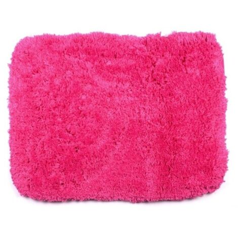 Alfombra de baño de microfibra 50x70cm Fucsia MSV