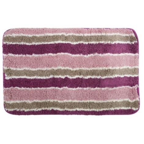 Alfombra de baño de microfibra 50x80cm QUITO Rosa y Morado MSV