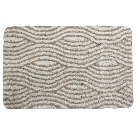 Alfombra de baño de microfibra 50x80cm Wave Topo MSV