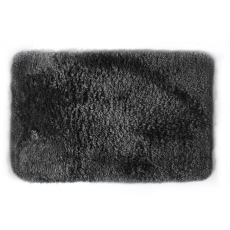 Alfombra de baño de microfibra FINO 40x60 cm negro Spirella