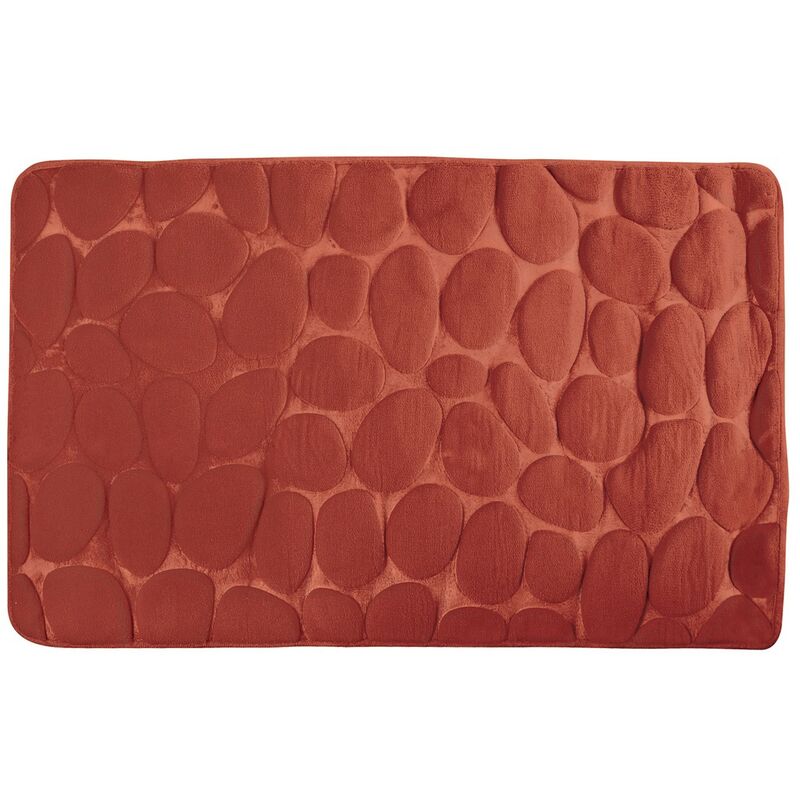 

Alfombra De Baño De Piedras De Espuma De Terracota 50 X 80 Cm