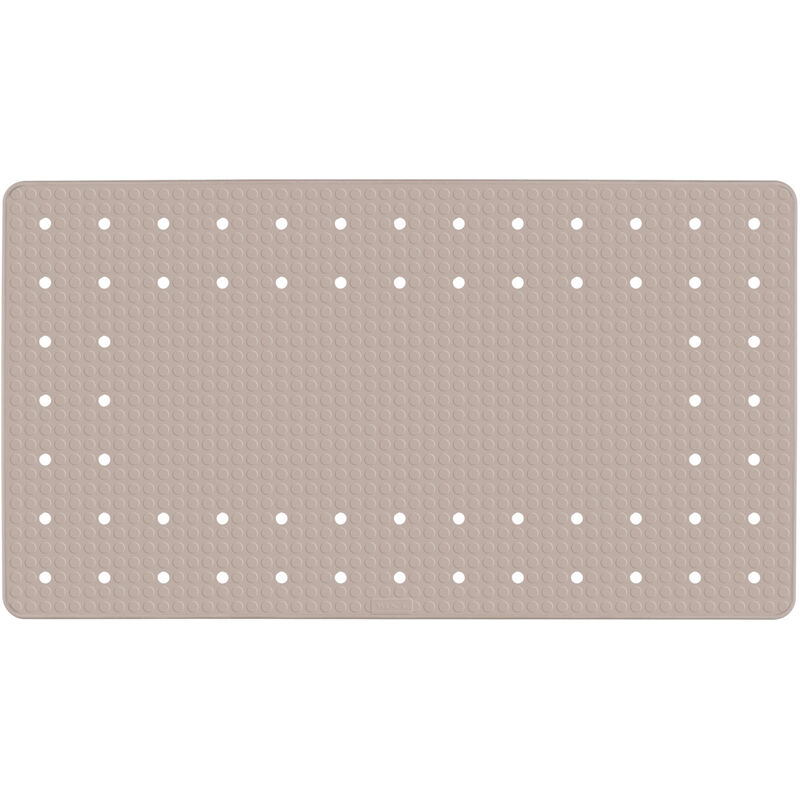 

WENKO Alfombra de baño Alfombrilla para la ducha Mirasol taupe 39x69 cm